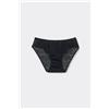 Tezenis Slip Classico In Pizzo Donna Nero