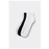 Tezenis 3 Paia Calzini Corti Cotone Sportivi Uomo Uomo Nero