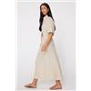 Tezenis Gonna Lunga In 100% Cotone Effetto Lino Donna Naturale