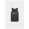 Tezenis Canotta Spalla Larga Bambini In Cotone Stampato Unisex Unisex Nero