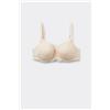 Tezenis Reggiseno Balconcino Pizzo Riciclato Full Coverage Prague Donna Avorio