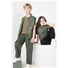Tezenis Giubbino Smanicato Imbottito Con Tasche E Zip Bimbi Unisex Unisex Verde