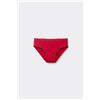 Tezenis Slip Basico In Cotone Bimbo Bambino Rosso