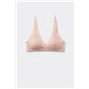 Tezenis Reggiseno Triangolo Havana Essential Tulle Leggermente Imbottito Donna Rosa