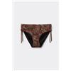 Tezenis Bikini Slip Alto Arriccio Savage Sun Donna Marrone