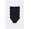 Tezenis 4 Paia Di Slip Basici In Cotone Bimbo Bambino Blu