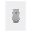 Tezenis Body Bebè Spalla Larga In 100% Cotone Stampato Grigio