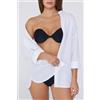 Tezenis Coppe Autoadesive Autoreggenti Donna Nero