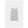 Tezenis Canotta Spalla Larga Cotone Termico Bimbi Unisex Unisex Grigio