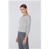 Tezenis Maglia Leggerissima Scollo Barchetta Con Lana Merino Donna Grigio