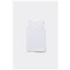 Tezenis Canotta Spalla Larga Cotone Termico Bimbi Unisex Unisex Bianco
