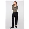 Tezenis Maglia Leggerissima Scollo Barchetta Con Lana Merino Donna Verde