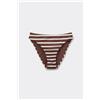Tezenis Bikini Slip Classico Desert Stripes Donna Marrone