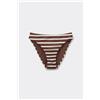 Tezenis Bikini Slip Classico Desert Stripes Donna Marrone