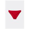 Tezenis Bikini Slip Classico Timeless Look Rosso Gloss Donna Rosso