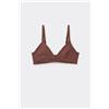 Tezenis Reggiseno Triangolo Cotone Organico Lisbon Donna Marrone