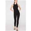 Tezenis Jeggings Vita Alta Effetto Push-up Donna Nero