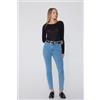 Tezenis Jeggings Vita Alta Effetto Push-up Donna Blu