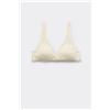 Tezenis Reggiseno Triangolo Havana Leggermente Imbottito Ivory Bloom Donna Bianco