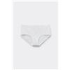 Tezenis Culotte In Cotone Con Pizzo Riciclato Donna Bianco