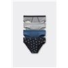 Tezenis 4 Paia Di Slip Bimbo In Cotone Stampato Bambino Blu