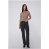 Tezenis Maglia Manica Lunga Lupetto Invisible Therm Donna Marrone