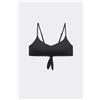 Tezenis Bikini Brassiere Imbottitura Estraibile Micro Riciclata Donna Nero