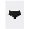 Tezenis Culotte In Pizzo Riciclato Donna Nero