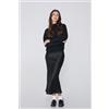 Tezenis Gonna In Raso Midi Donna Nero