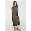 Tezenis Gonna In Raso Midi Donna Verde