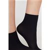 Tezenis Calzini Corti Microfibra Soft 50 Denari Donna Nero