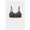 Tezenis Reggiseno Balconcino Taglio Vivo Natural Lifting Donna Verde