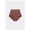 Tezenis Culotte Alta Microfibra Riciclata Taglio Vivo Donna Marrone