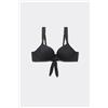 Tezenis Bikini Balconcino Imbottito Micro Riciclata Donna Nero