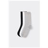 Tezenis 3 Paia Calzini 3/4 In Cotone Costine Donna Donna Nero