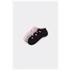 Tezenis 3 Paia Pedulini In Cotone Fantasia Bimba Bambina Nero