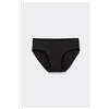 Tezenis Slip Senza Cuciture In Cotone Organico Donna Nero