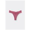 Tezenis Brasiliana Cotone E Pizzo Riciclato Donna Rosa