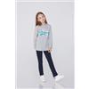 Tezenis Leggings In Cotone Termico Bambina Blu