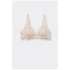 Tezenis Reggiseno Triangolo In Pizzo Riciclato Havana Donna Avorio