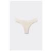 Tezenis Brasiliana Cotone E Pizzo Riciclato Donna Avorio