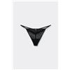 Tezenis Perizoma Con Fianchetto Tanga Donna Nero
