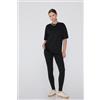Tezenis Leggings Basic Con Cotone Donna Nero