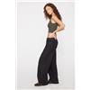 Tezenis Crop Top Spalline Sottili Cotone Costine Donna Verde