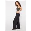 Tezenis Crop Top Spalline Sottili Cotone Costine Donna Verde