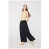 Tezenis Pantagiappo In Tela Punto Smock Donna Nero