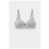 Tezenis Reggiseno Triangolo Leggermente Imbottito Cotone Organico London Donna Grigio