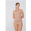 Tezenis Canotta In Cotone Organico Taglio Vivo Donna Naturale