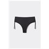Tezenis Bikini Brasiliano Alto Arriccio Donna Nero