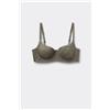 Tezenis Reggiseno Balconcino Costine Paris Cotton Cutie Donna Verde